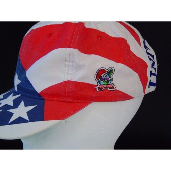 Patriotic USA Flag Baseball Hat Snapback Cap Undervisor US Map Global Caps - Picture 5 of 12